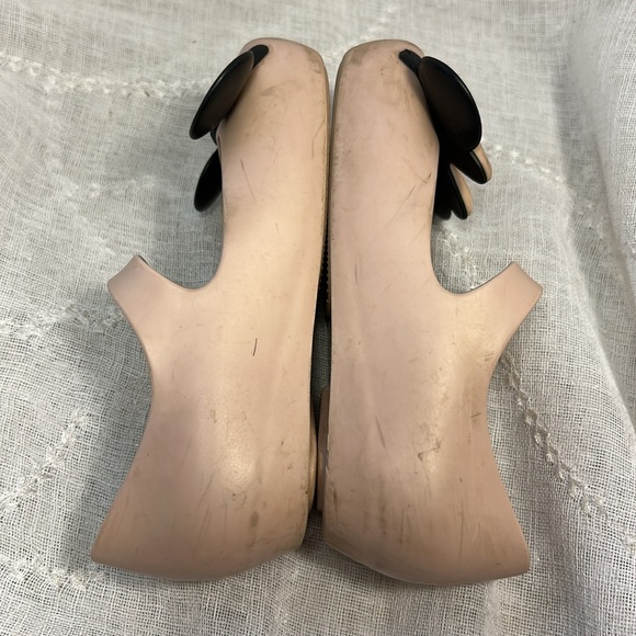 Mini Melissa Mikey and Minnie mouse cute peep toe sandals - Picture 6 of 10